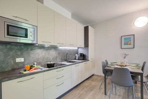 Kitchen and dining area