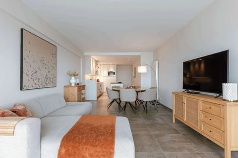 Living room with television