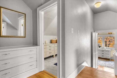 Stairs required to access all levels of home