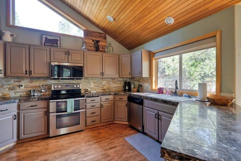 Fully stocked kitchen