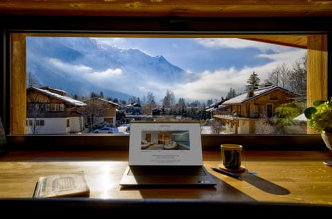 Space to work with alpine views