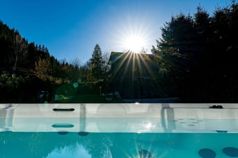 Indoor pool, a heated pool