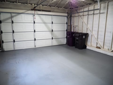 Never worry about parking. Large garage off kitchen.