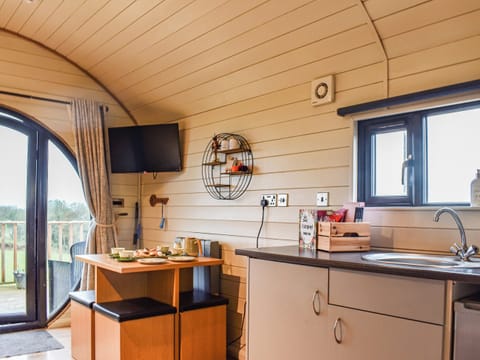 Kitchen | Haul Y Bore - Blaenplwyf Shire Pods, Lampeter Cambrian mountains