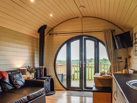 Open plan living space | Haul Y Bore - Blaenplwyf Shire Pods, Lampeter Cambrian mountains