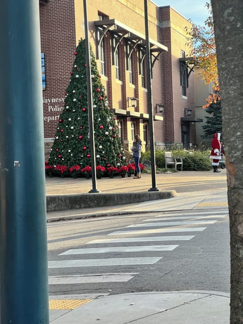 Christmas in Waynesville Steps Away form cottage