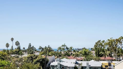View of city and ocean