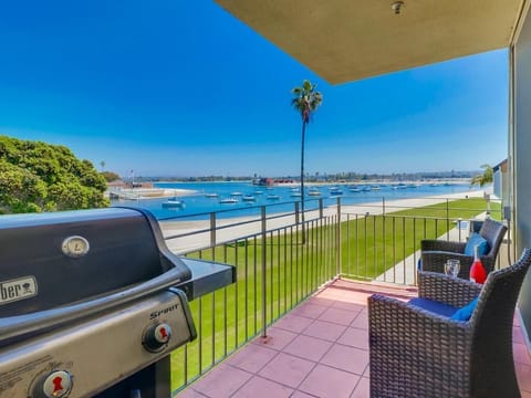 Bay Front balcony with BBQ