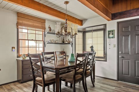 Dining table with seating for 6