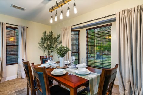 Prepare and enjoy your favorite meals with seating for 9! Great for family meals