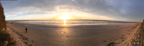 On the beach