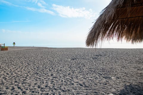 On the beach