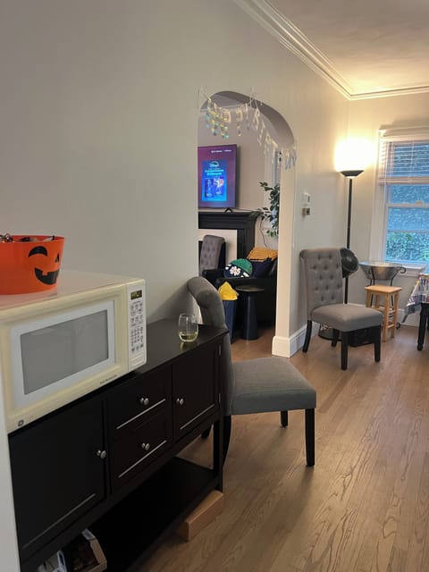 Dining and living rooms