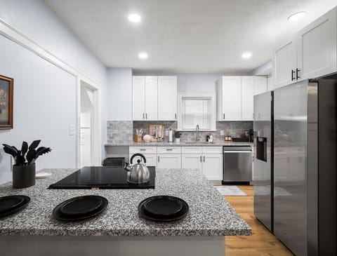 Luxury and convenience blend perfectly in this modern kitchen haven.