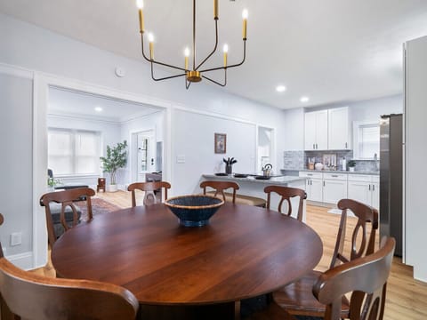 A grand dining table for cherished moments with loved ones.