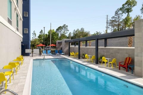 Indoor pool, a heated pool