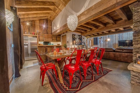 Share meals and laughs at the dining table.