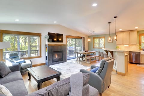 Whitefish Vacation Rental | 3BR | 1BA | 1,250 Sq Ft | Stairs Required