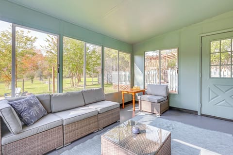 Enclosed Porch | Peaceful Property