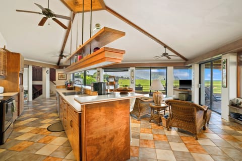 Large kitchen island