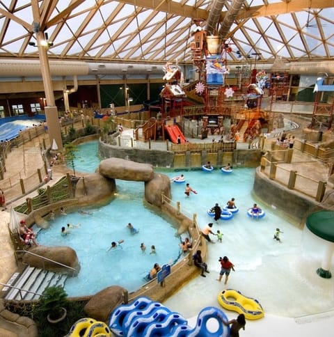 Indoor pool, outdoor pool