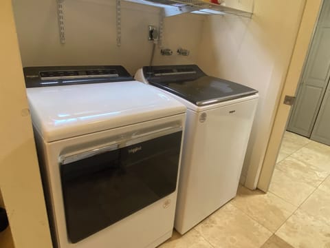 Massive, commercial size washer & dryer