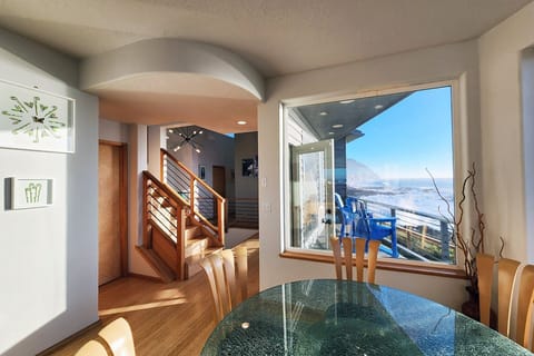 Small deck off of the dining area to enjoy the outdoors.