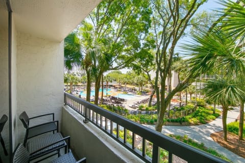 Take in resort scenery from your breezy, shaded balcony perch.
