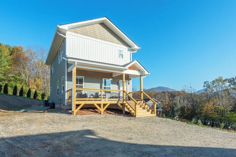 Front View of House from Parking Area - Plenty of Parking for 3 Vehicles