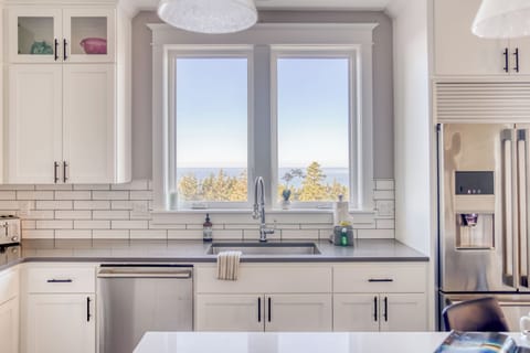 Kitchen with Ocean View