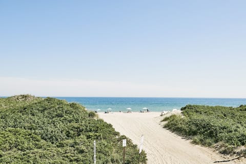 On the beach