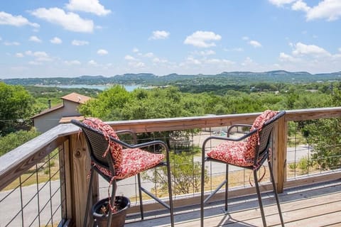 You can see for miles on the top deck!