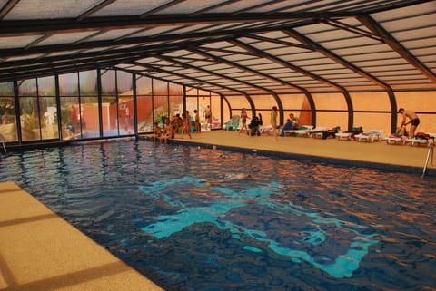 Indoor pool, a heated pool