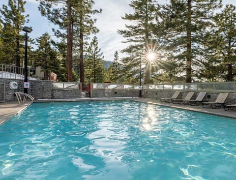 Indoor pool, outdoor pool