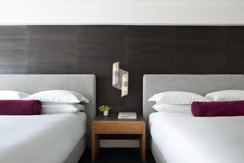 Settle into twin comfort with sleek design and calm tones.