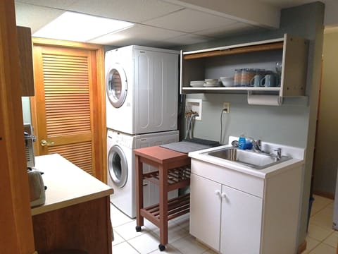 Washer and dryer and laundry soap included