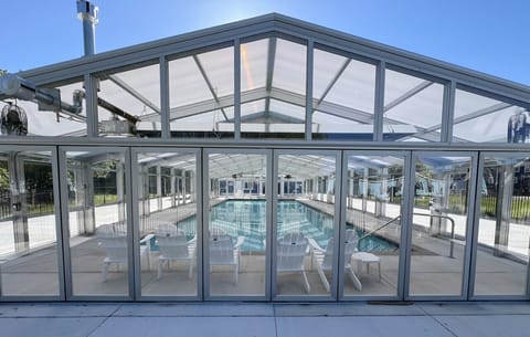 Indoor pool, a heated pool