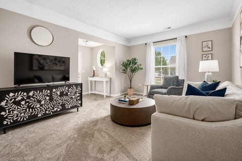 Perfect place to relax with a movie on our 55" Roku Smart TV w/DirecTV!