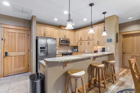 Fully stocked kitchen