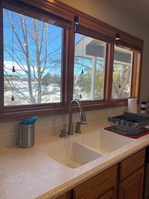  kitchen window view to greenbelt