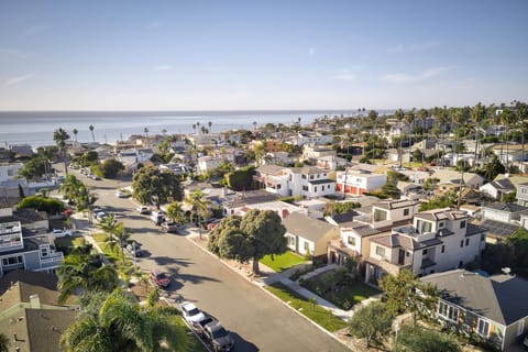 Going to the beach is a breeze when you're a block and a half from the water and don't have to find parking!