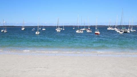 On the beach