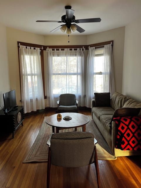 Living room, view from dining room
