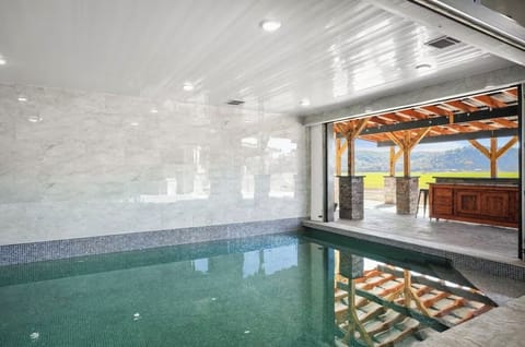 Indoor pool, a heated pool