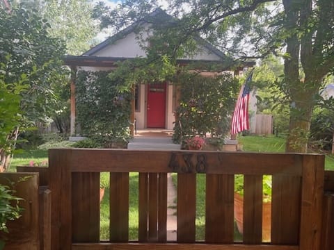Entry gate to the property
