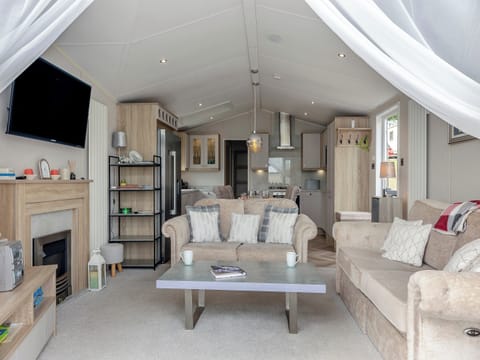 Open plan living space | Highgrove Lodge, Pendine, near Laugharne and Llansteffan