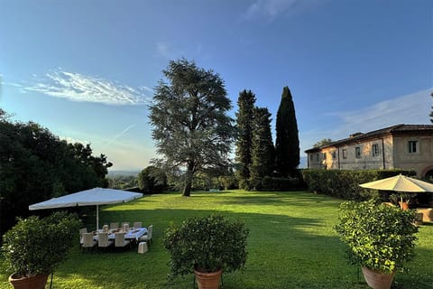 View of the park from the villa