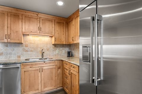 Indoors, Sink, Sink Faucet, Kitchen, Refrigerator