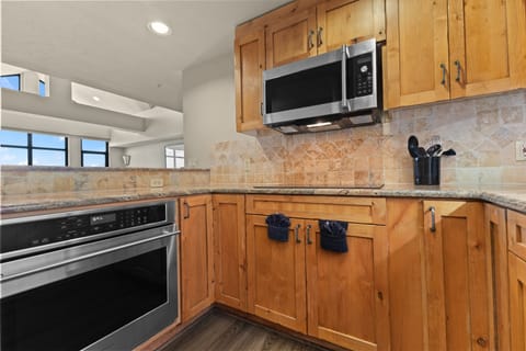 Indoors, Microwave, Oven, Kitchen, Hardwood