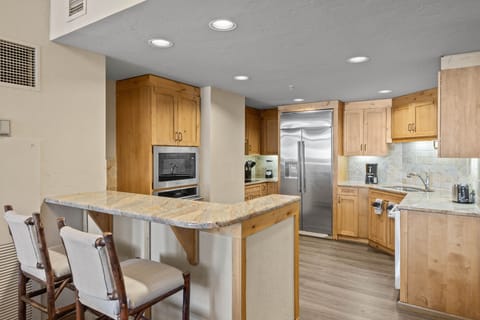 Indoors, Kitchen, Refrigerator, Floor, Flooring